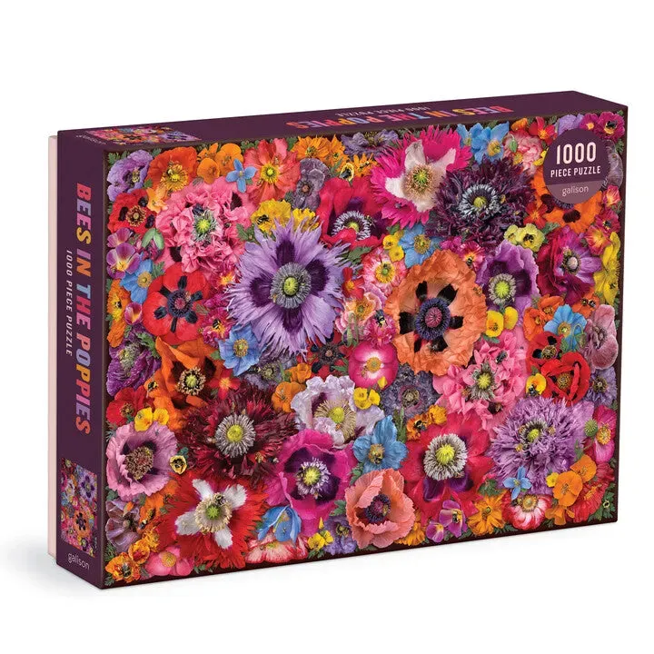 Good Puzzle Co Bees in the Poppies puslespil 1000 brikker