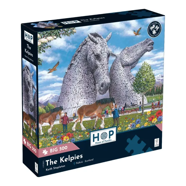 House of Puzzles BIG 500 The Kelpies puslespil 500 brikker