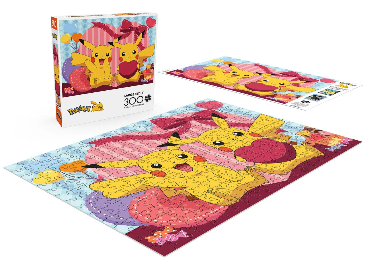 Buffalo Games Valentines Pikachu Love puslespil 300 brikker store