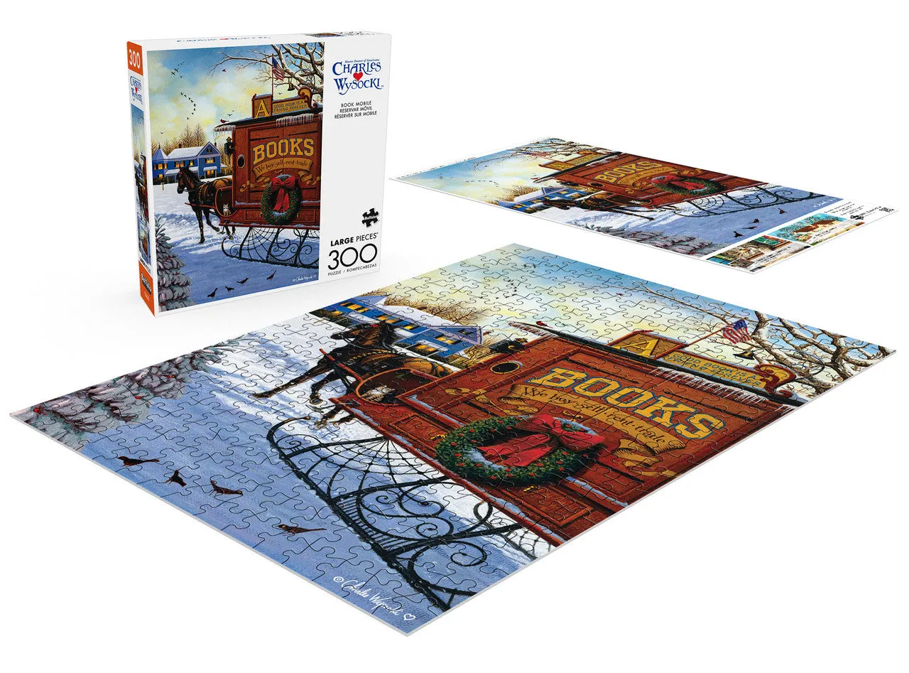 Buffalo Games Wysocki Book Mobile puslespil 300 brikker store
