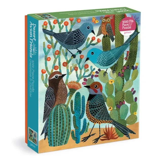 Good Puzzle Co Desert Avian Friends puslespil 1000 brikker