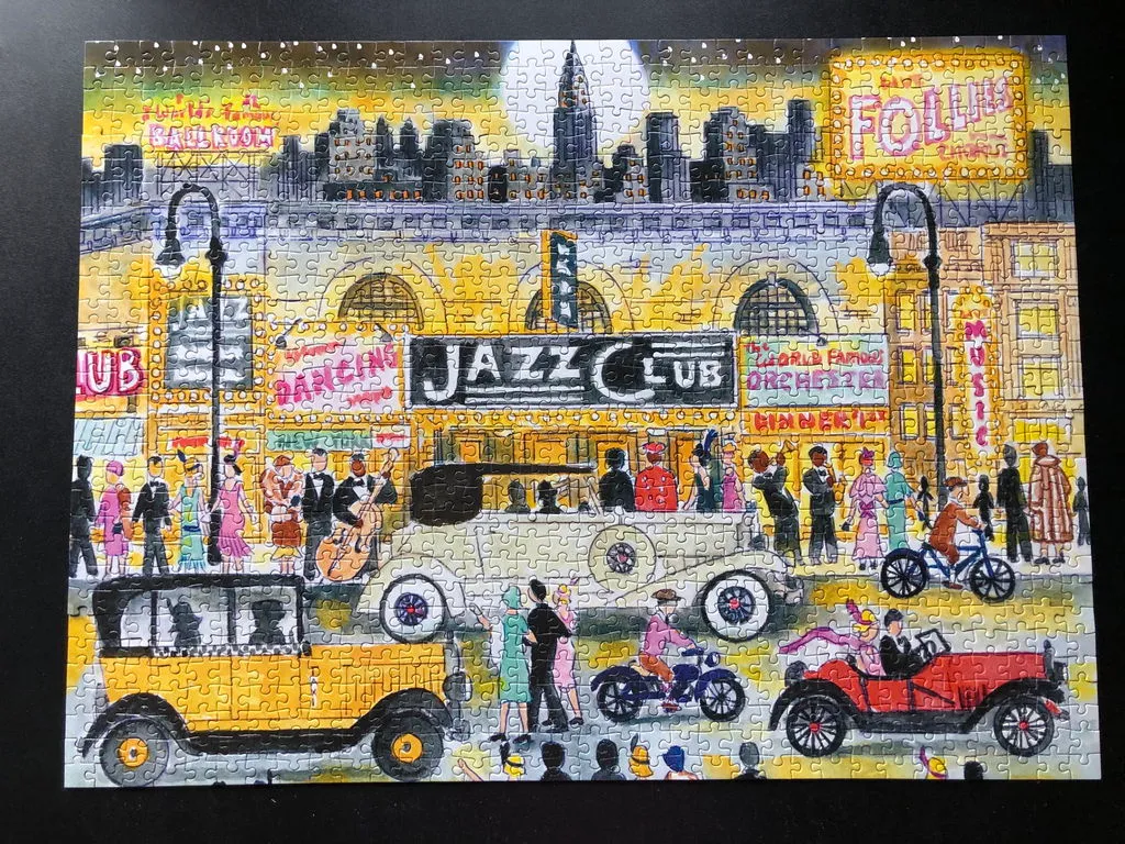 Galison Michael Storrings Jazz Age puslespil 1000 brikker