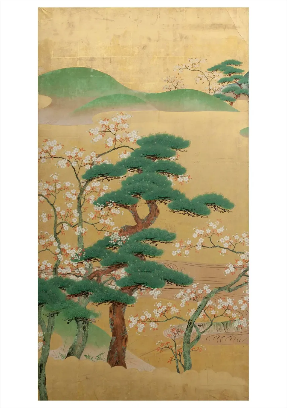 Pomegranate Japanese Landscape kort enkelt landskab