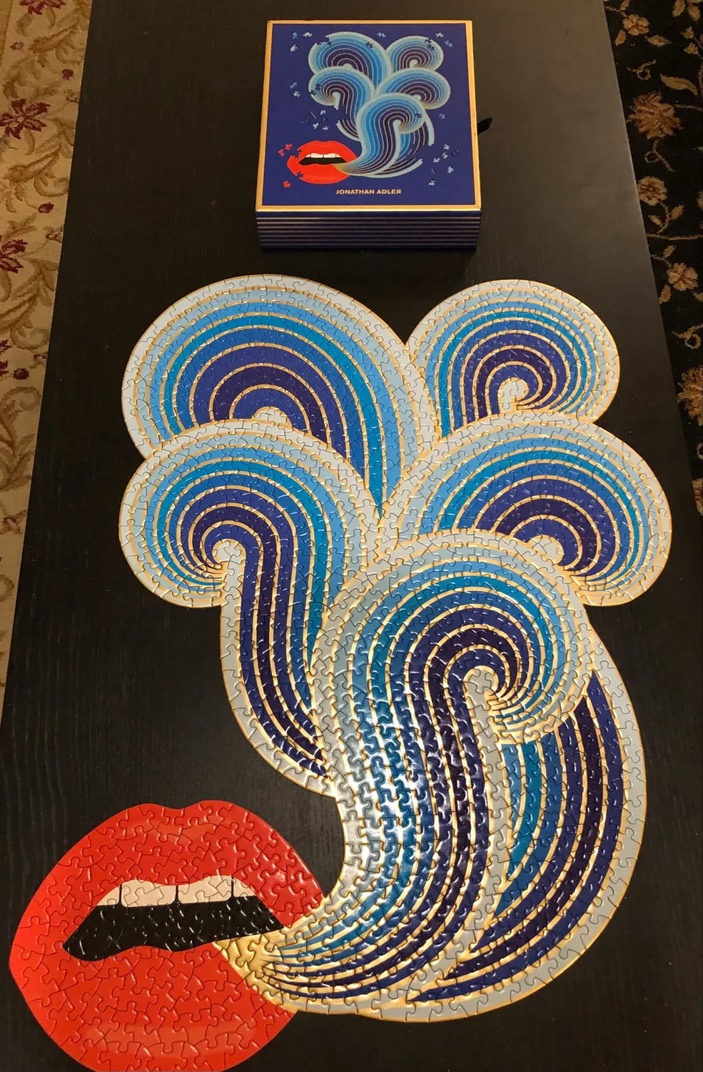 Galison Jonathan Adler Lips puslespil 750 brikker formet
