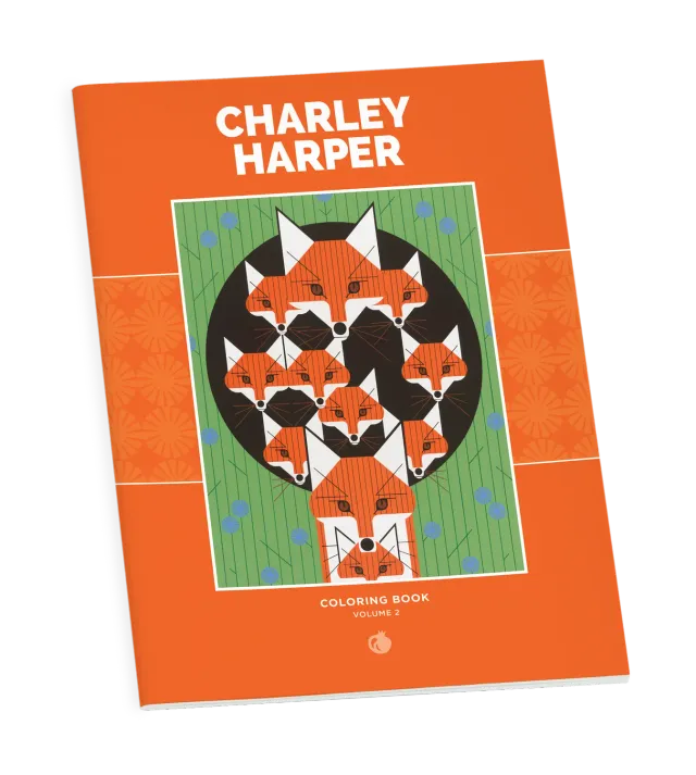 Pomegranate Charley Harper Volume 2 malebog dyr