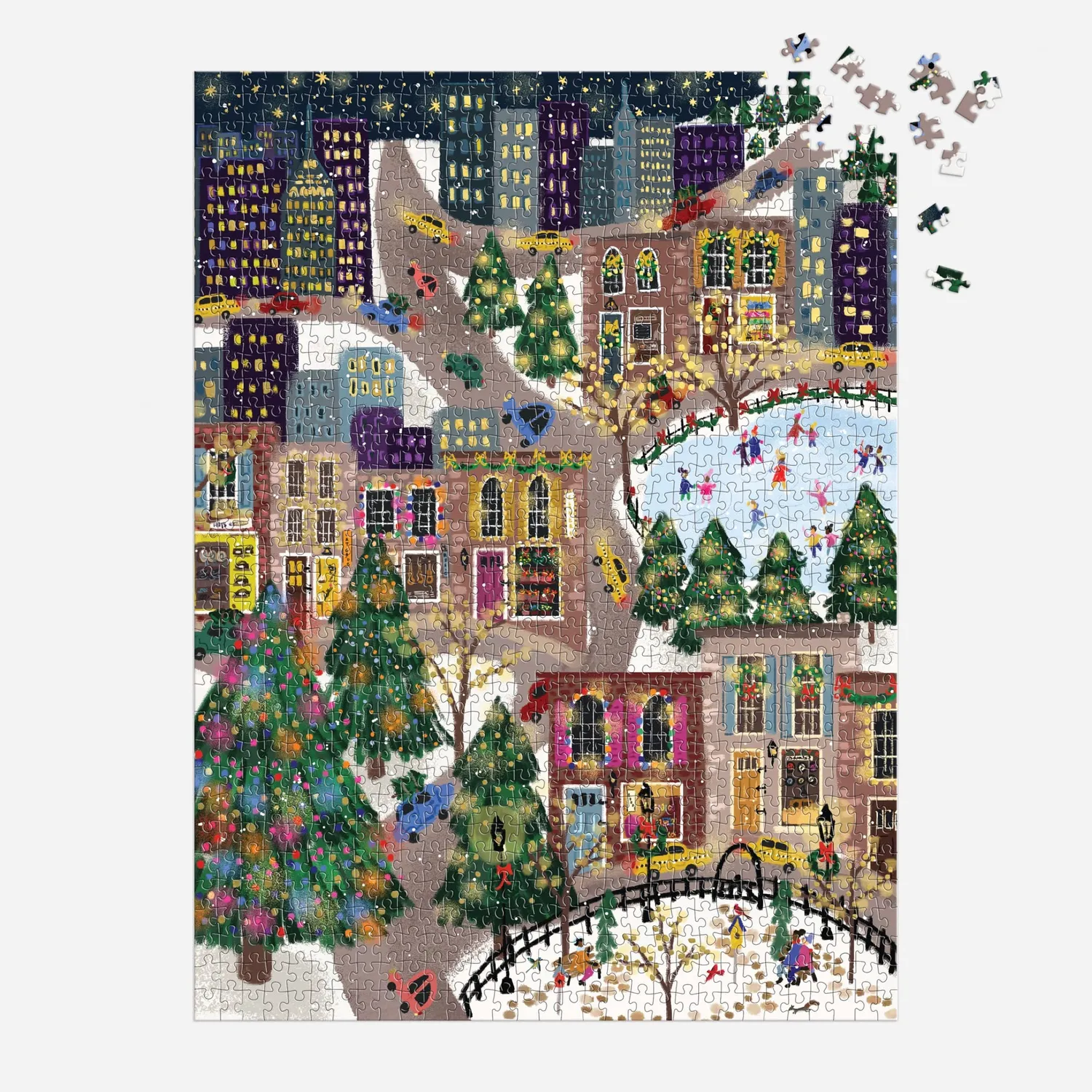 Good Puzzle Co. Joy Laforme Sparkling City 1000 puslespil folie