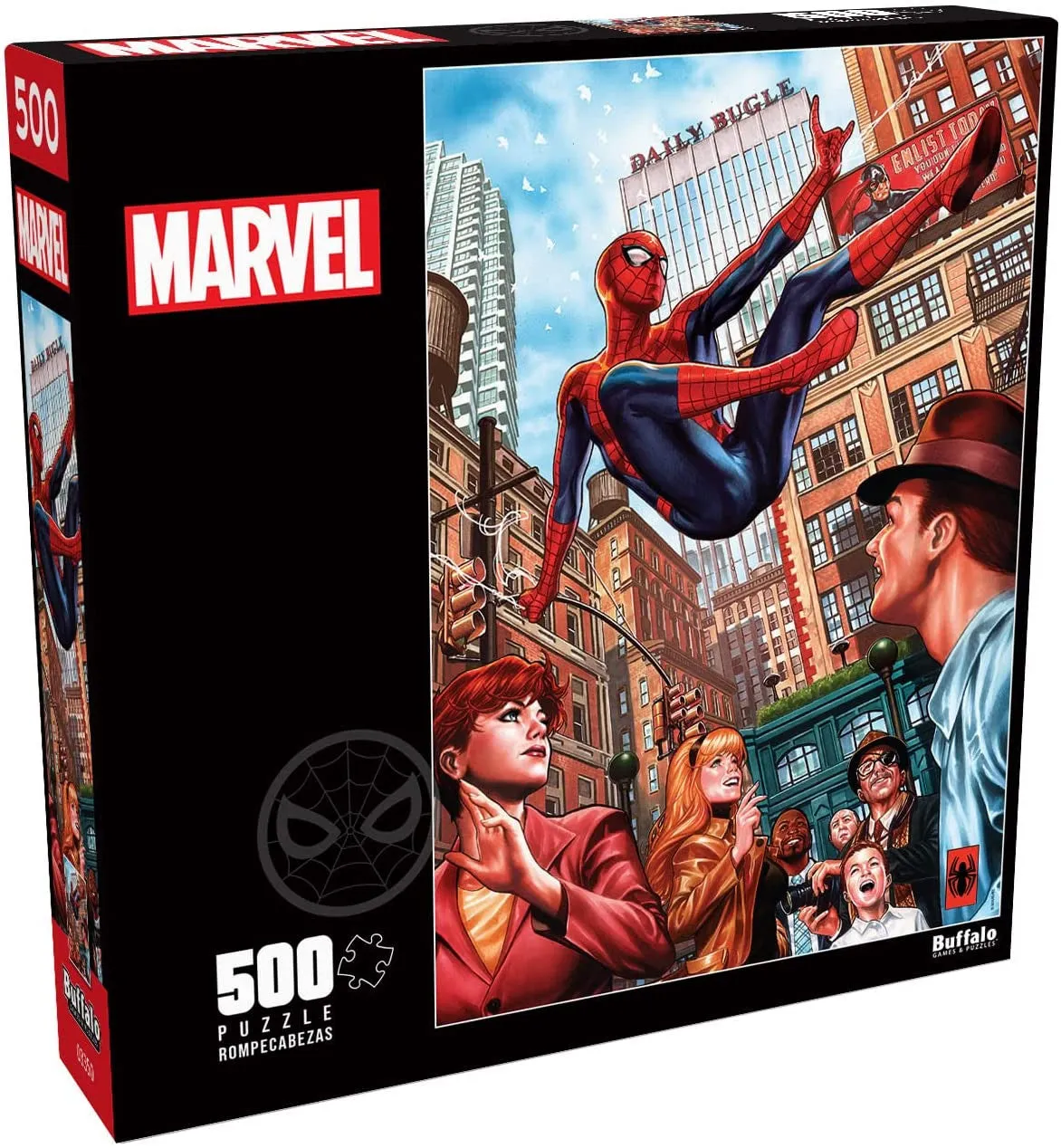 Buffalo Games Marvel Spider-Man #24 puslespil 500 brikker retro