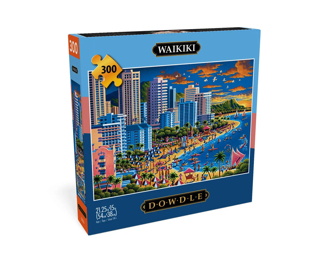 Buffalo Games Eric Dowdle Waikiki puslespil 300 brikker