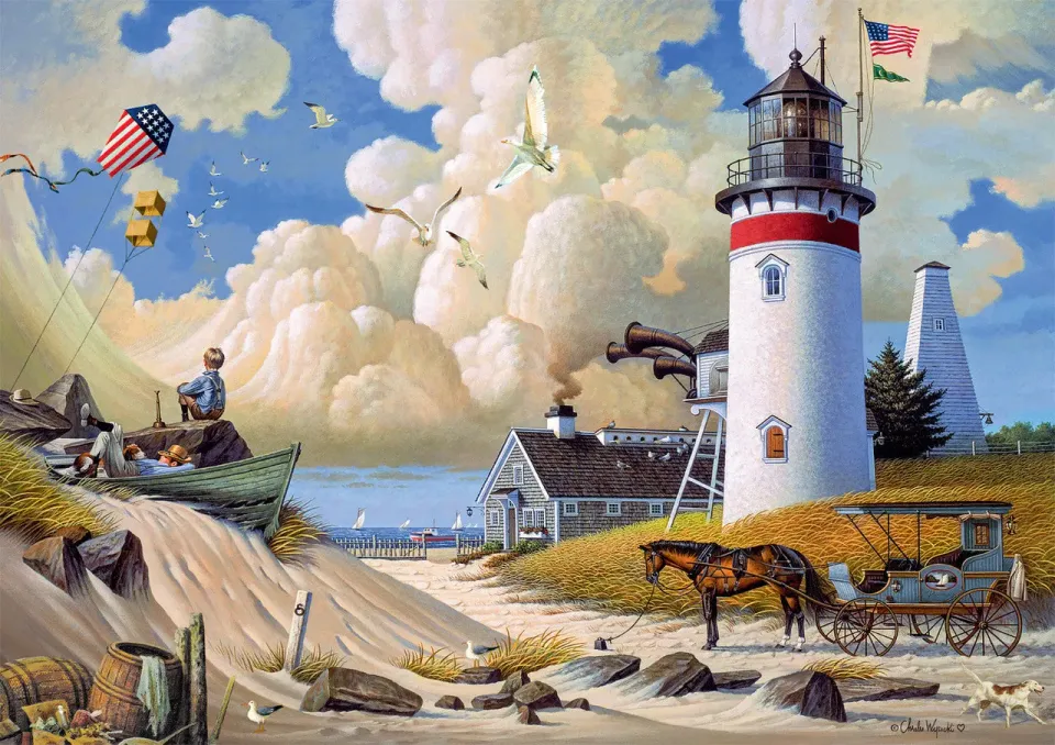 Buffalo Games Charles Wysocki Dreamers puslespil 300 brikker store