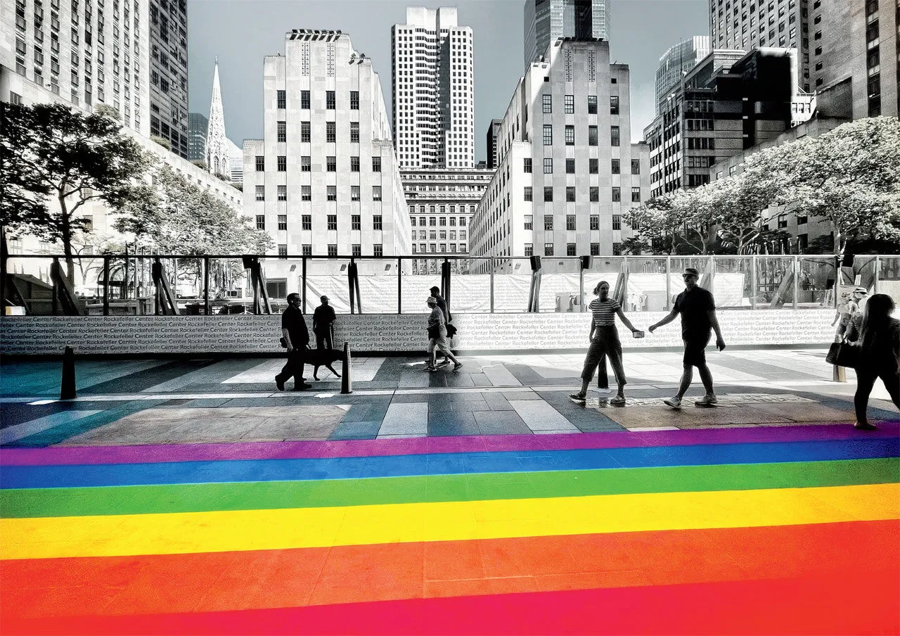 Buffalo Games Rainbow NYC Rainbow puslespil 300 brikker store