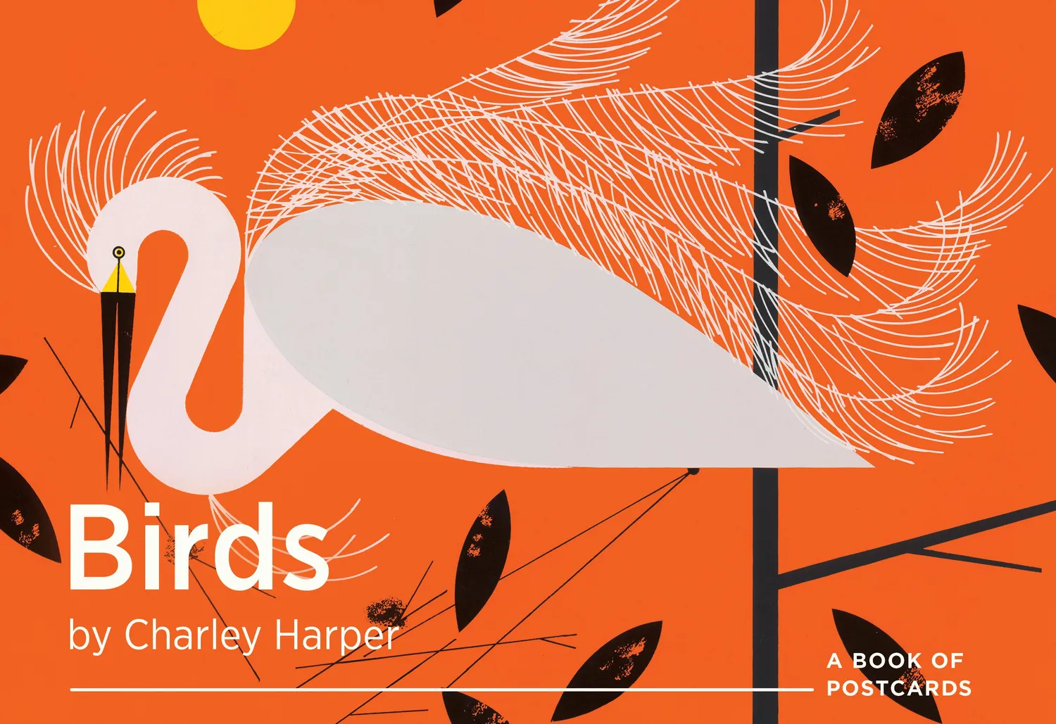 Pomegranate Birds by Charley Harper postkortbog 30 stk fugle