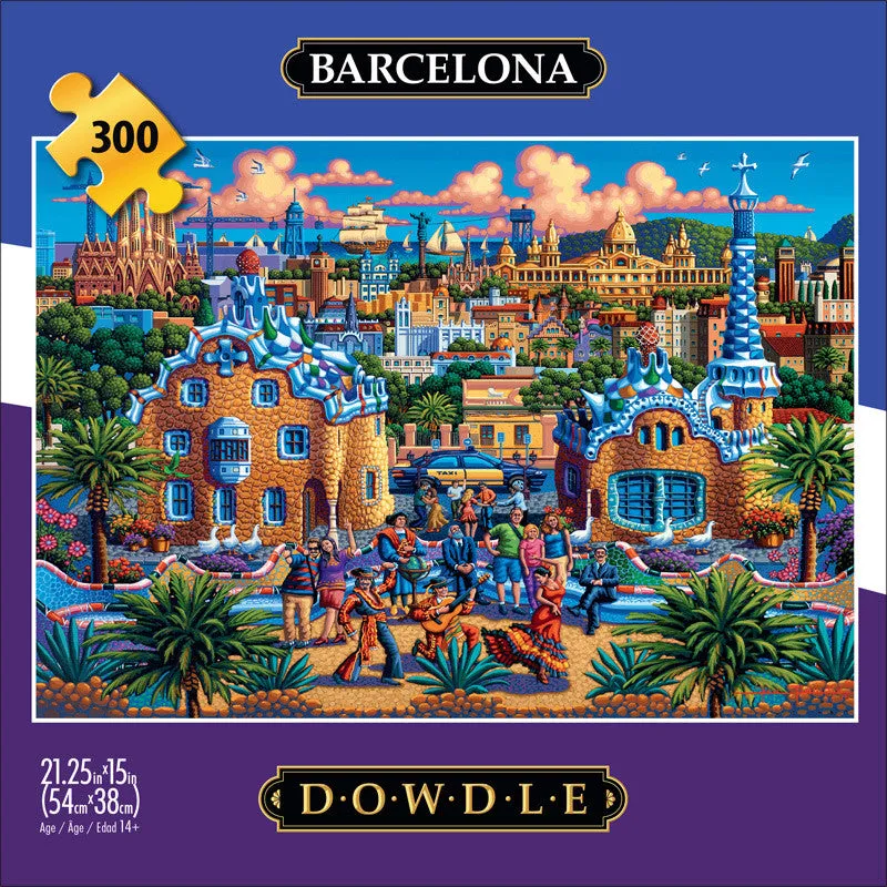 Buffalo Games Eric Dowdle Barcelona puslespil 300 brikker store
