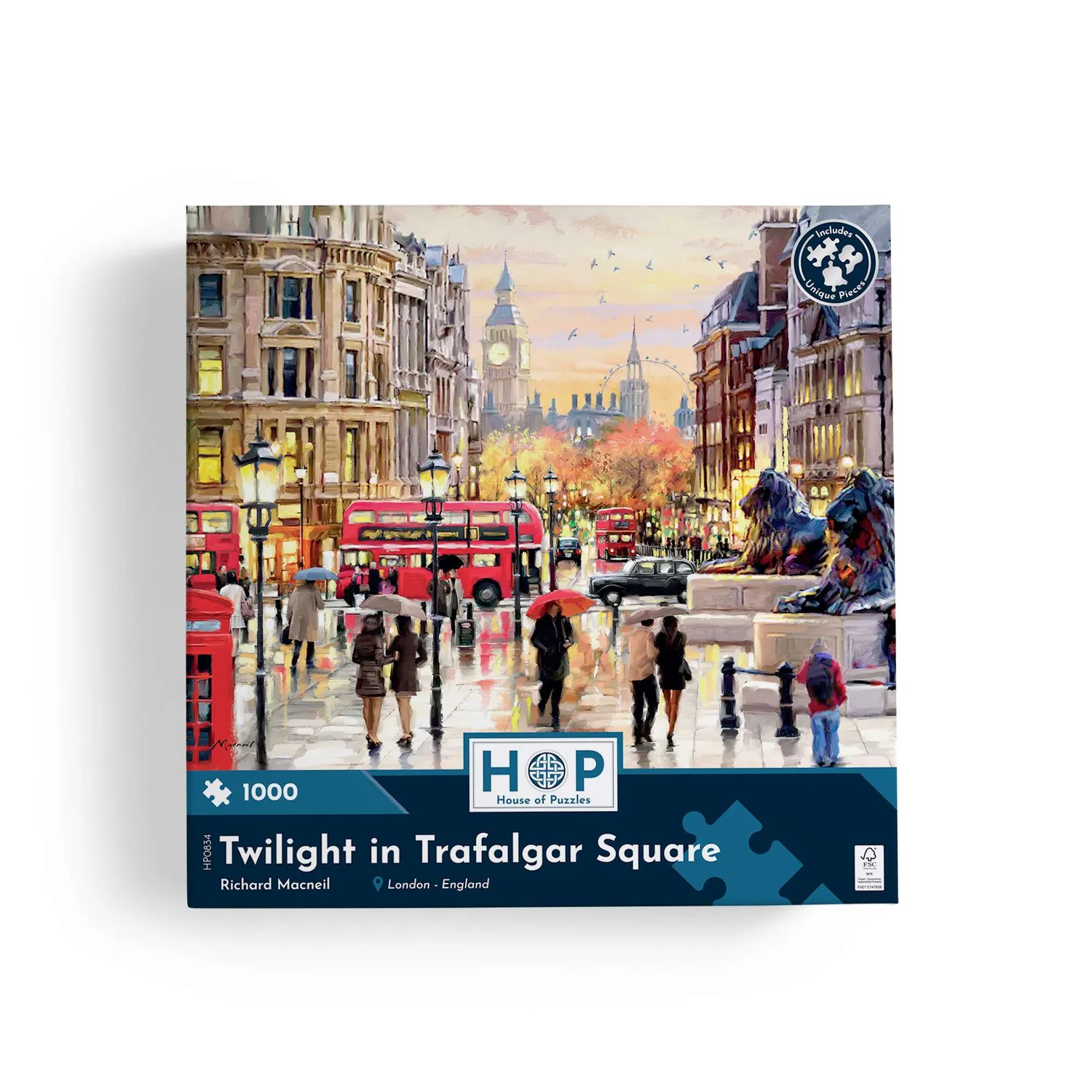 House of Puzzle Twilight Trafalgar Square 1000 puslespil London