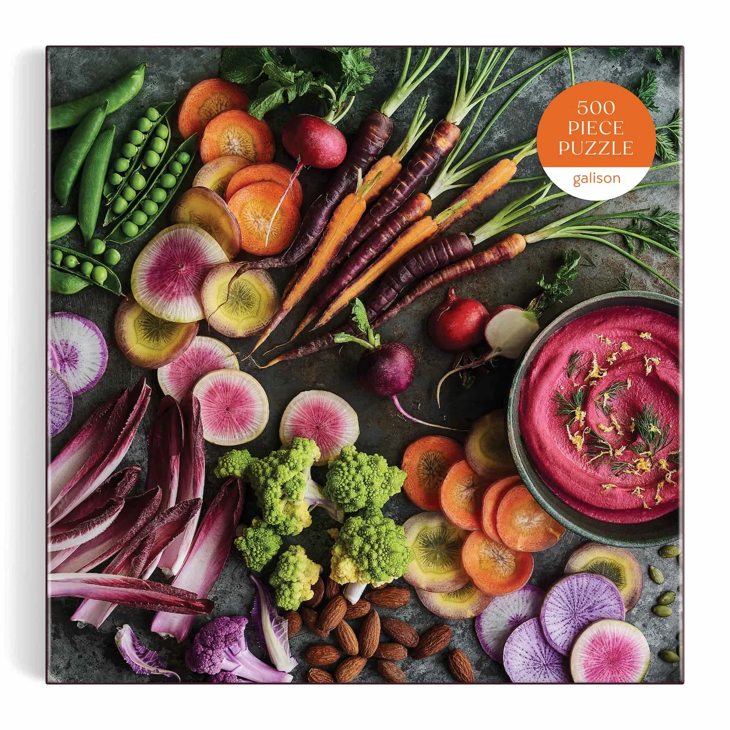 Galison The Garden Board puslespil 500 brikker grønt