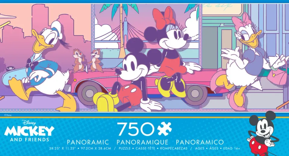 Buffalo Games Panoramics Disney Pastel Panoramic puslespil 750 brikker