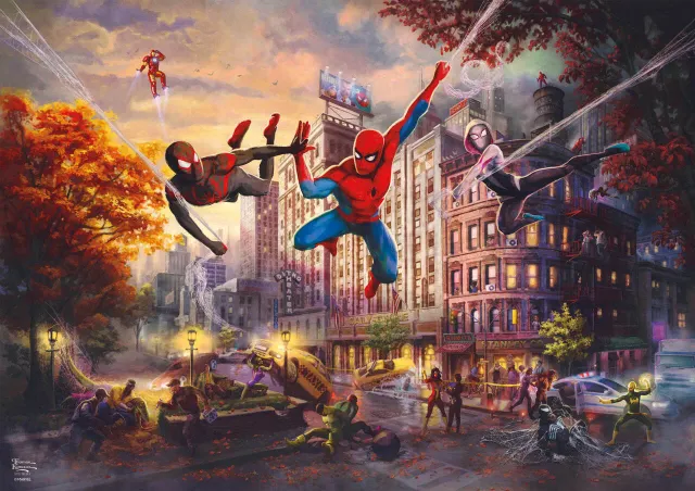 Ceaco Silver Select Spider-Man Ultimate Alliance puslespil 500 brikker