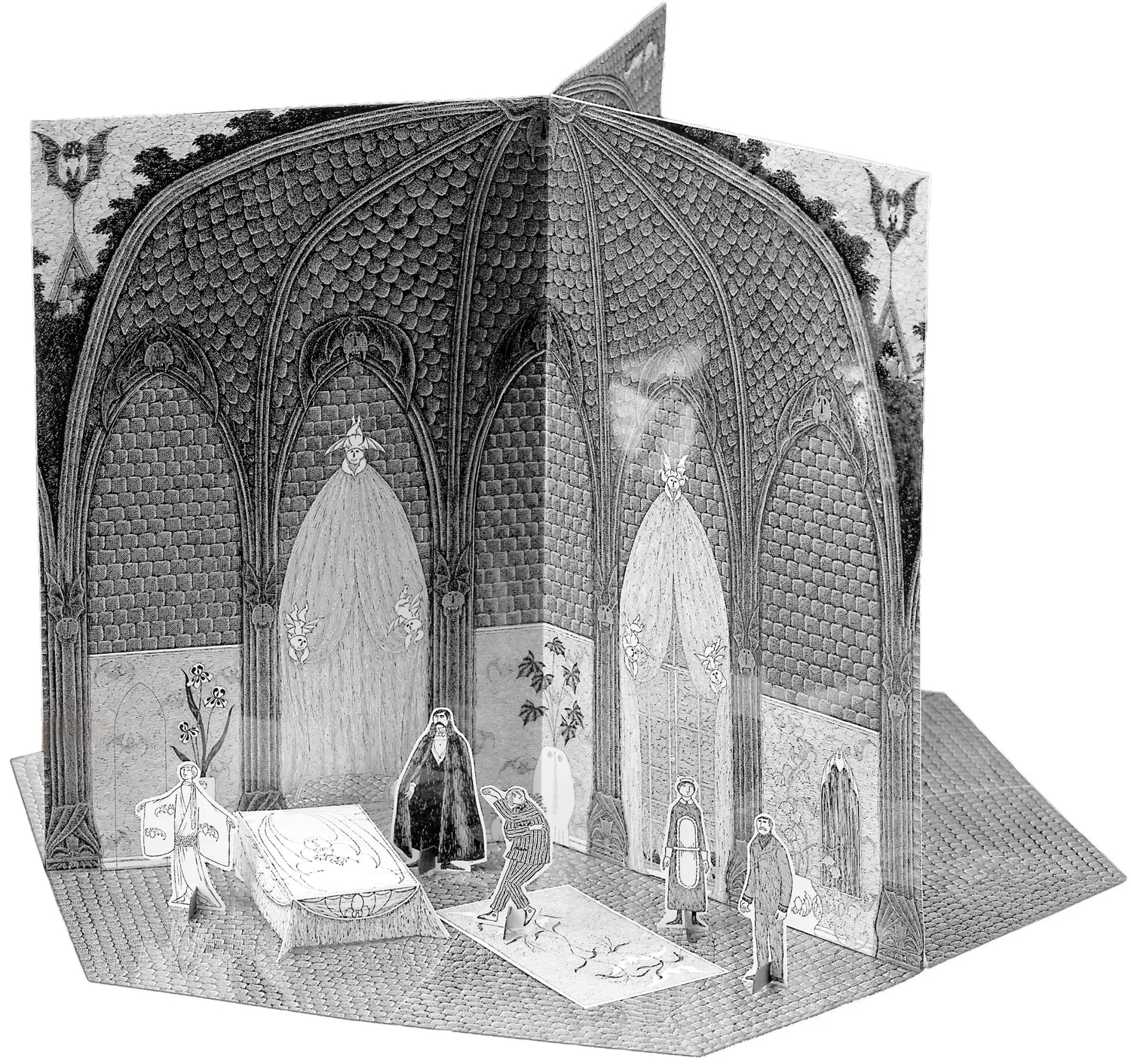 Pomegranate Dracula legeteater – Edward Gorey model