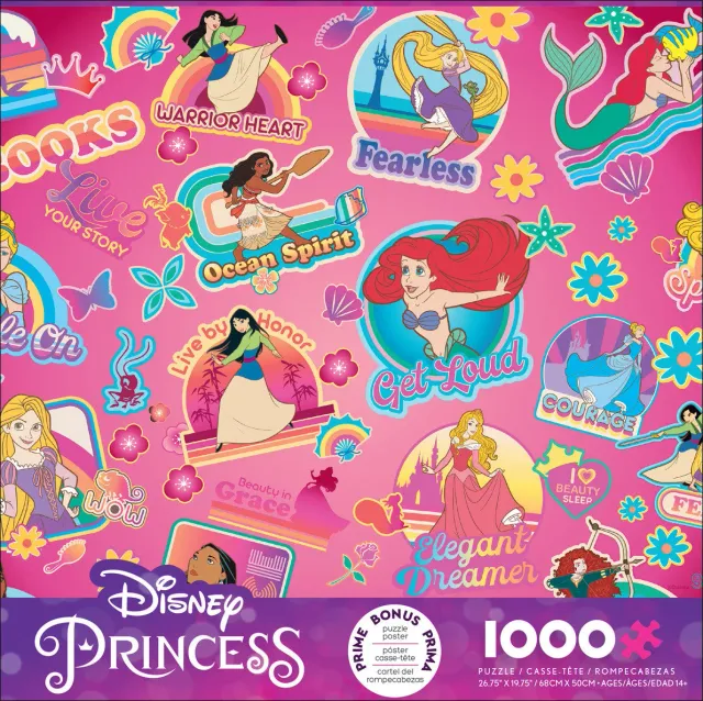 Buffalo Games Collage Disney Princess puslespil 1000 klistermærker