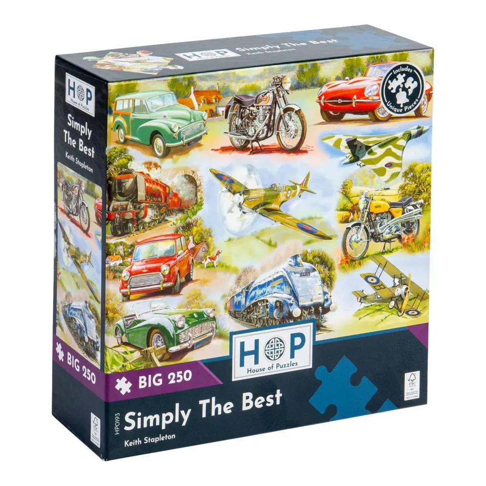 House of Puzzle BIG Simply The Best puslespil 250 brikker trafik