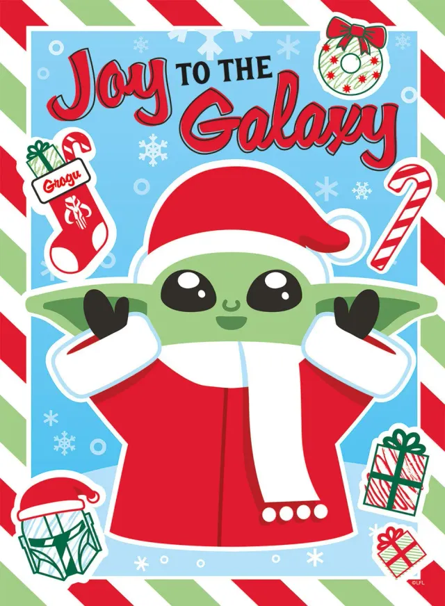 Buffalo Games Star Wars Joy to the Galaxy puslespil 100 brikker jul