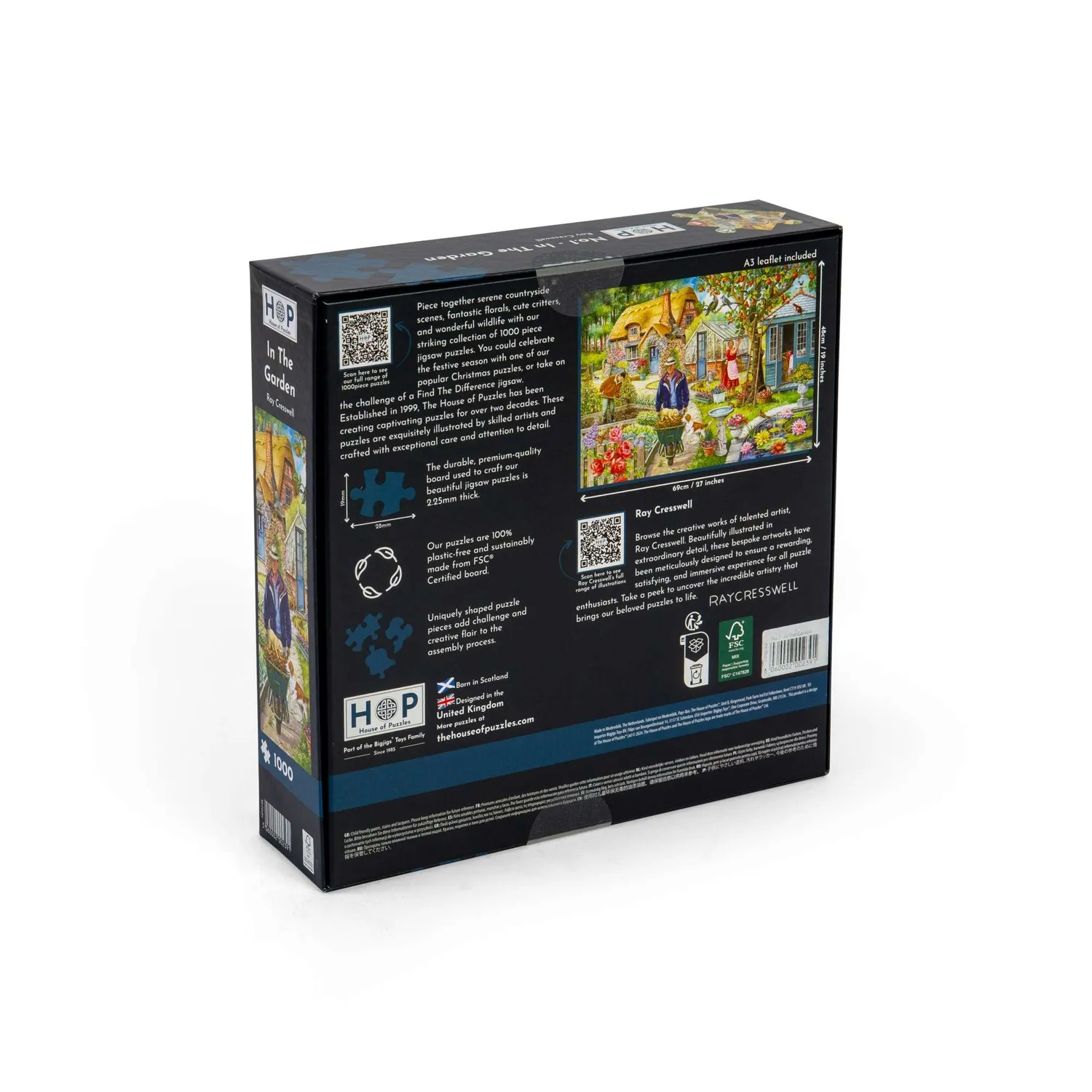 House of Puzzles Find the Difference No.1 In the Garden puslespil 1000