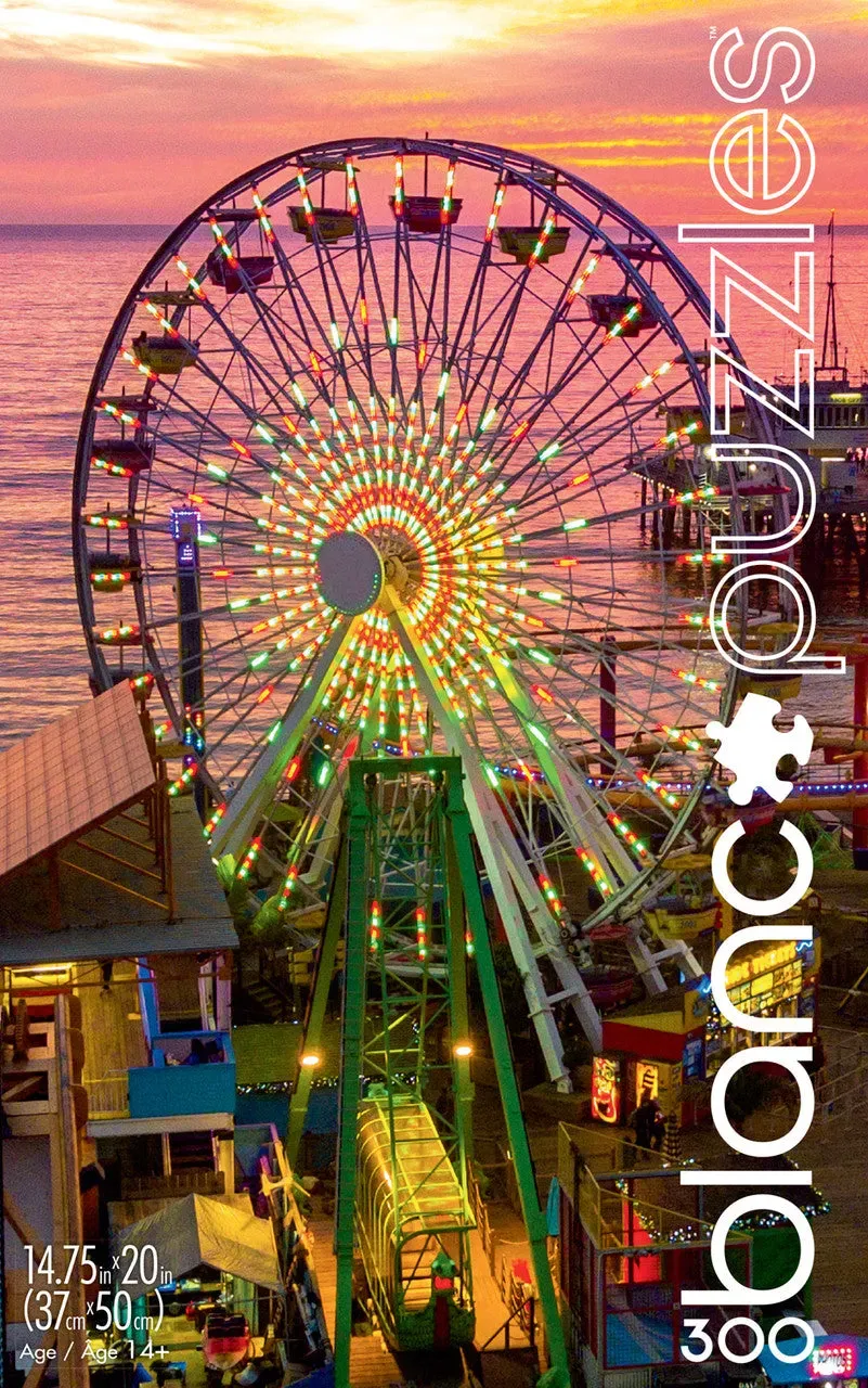 Buffalo Games Blanc Santa Monica Pier puslespil 300 brikker
