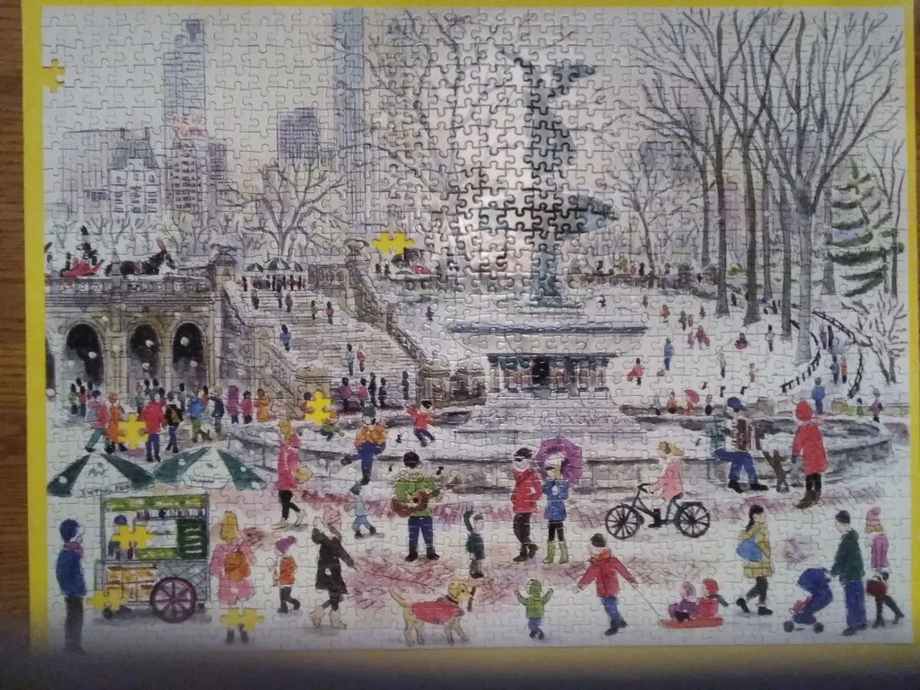 Good Puzzle Co. Storrings Bethesda Fountain puslespil 1000 brikker