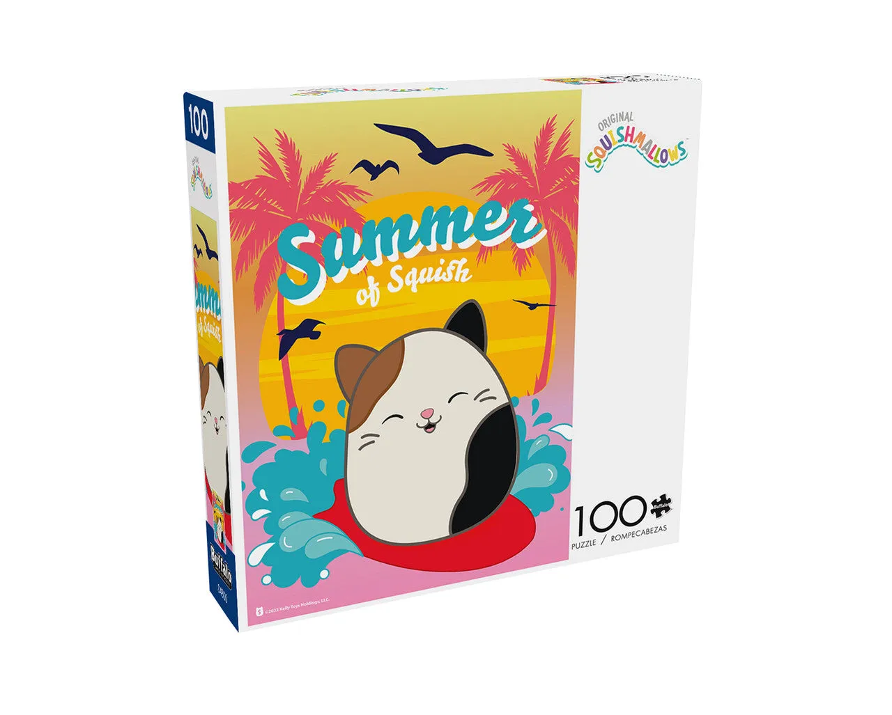 Buffalo Games Squishmallows Summer puslespil 100 brikker børn