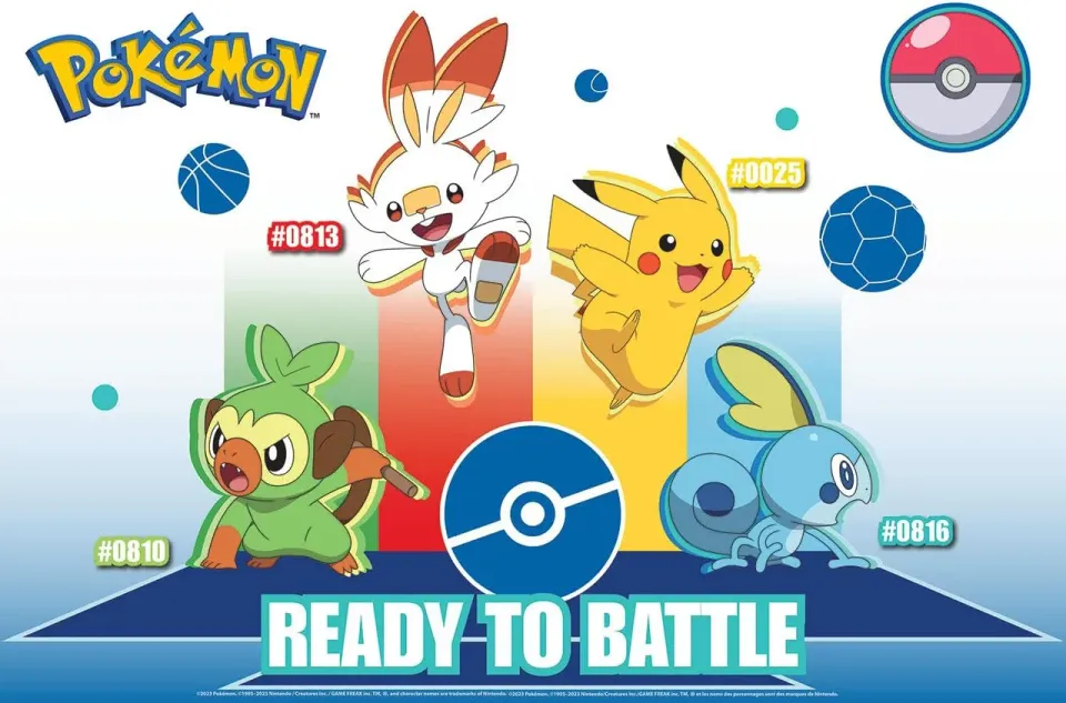 Buffalo Games Pokémon gulvpuslespil 50 brikker børn