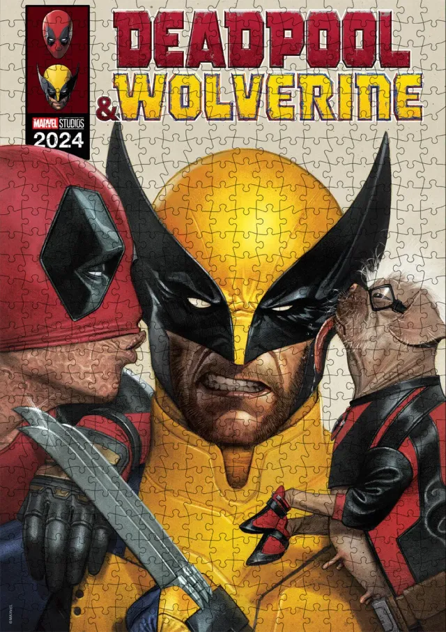 Buffalo Games Marvel Deadpool puslespil 500 brikker comic