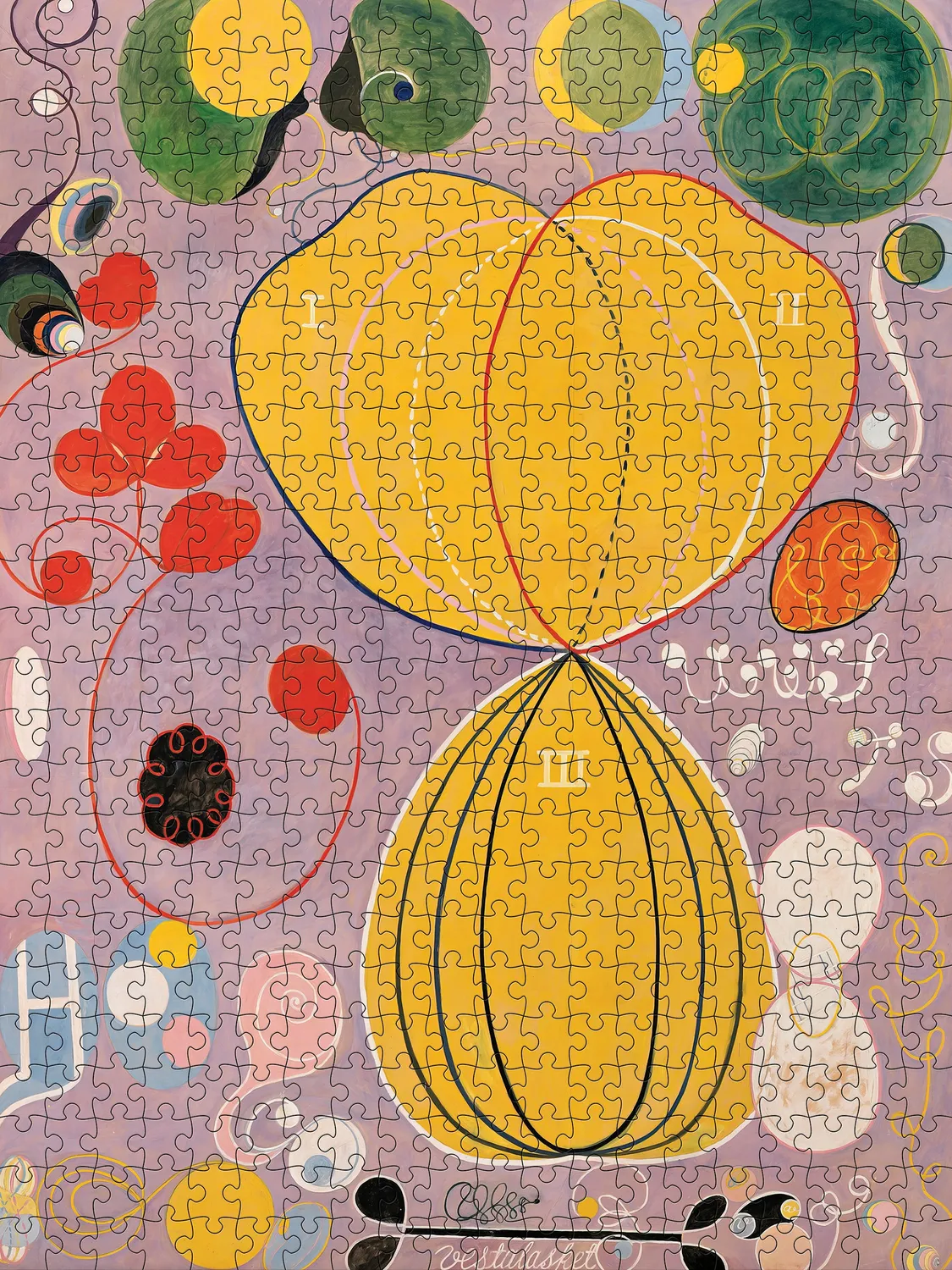Pomegranate Hilma af Klint No.7 Adulthood puslespil 500 brikker