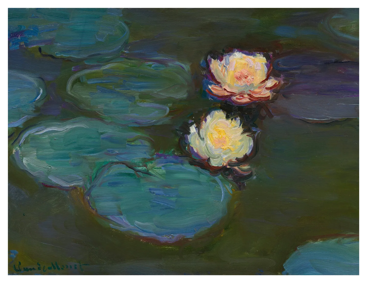 Pomegranate Claude Monet Lily Pond kort 20 stk åkander