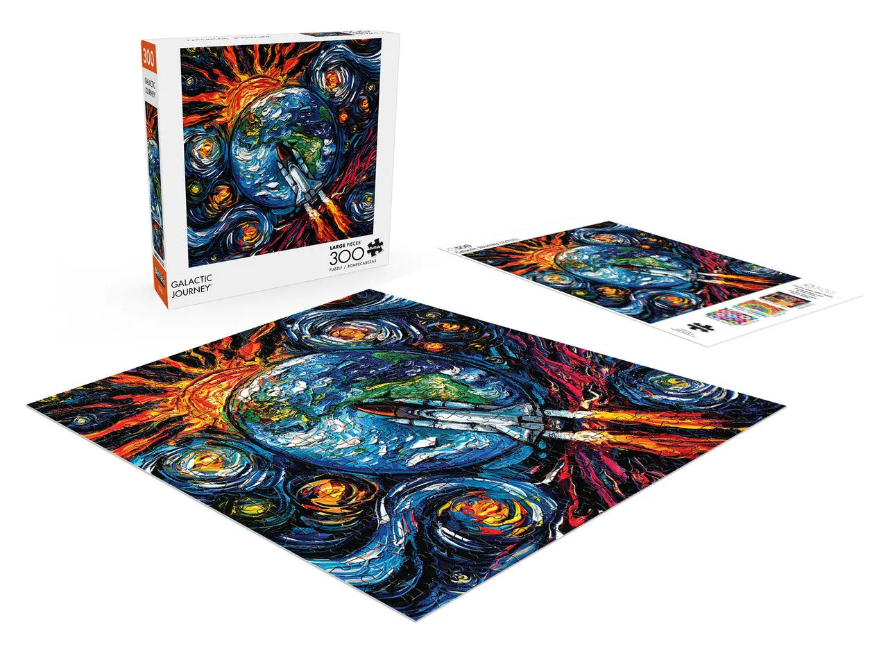 Buffalo Games Galactic Journey puslespil 300 brikker – rum
