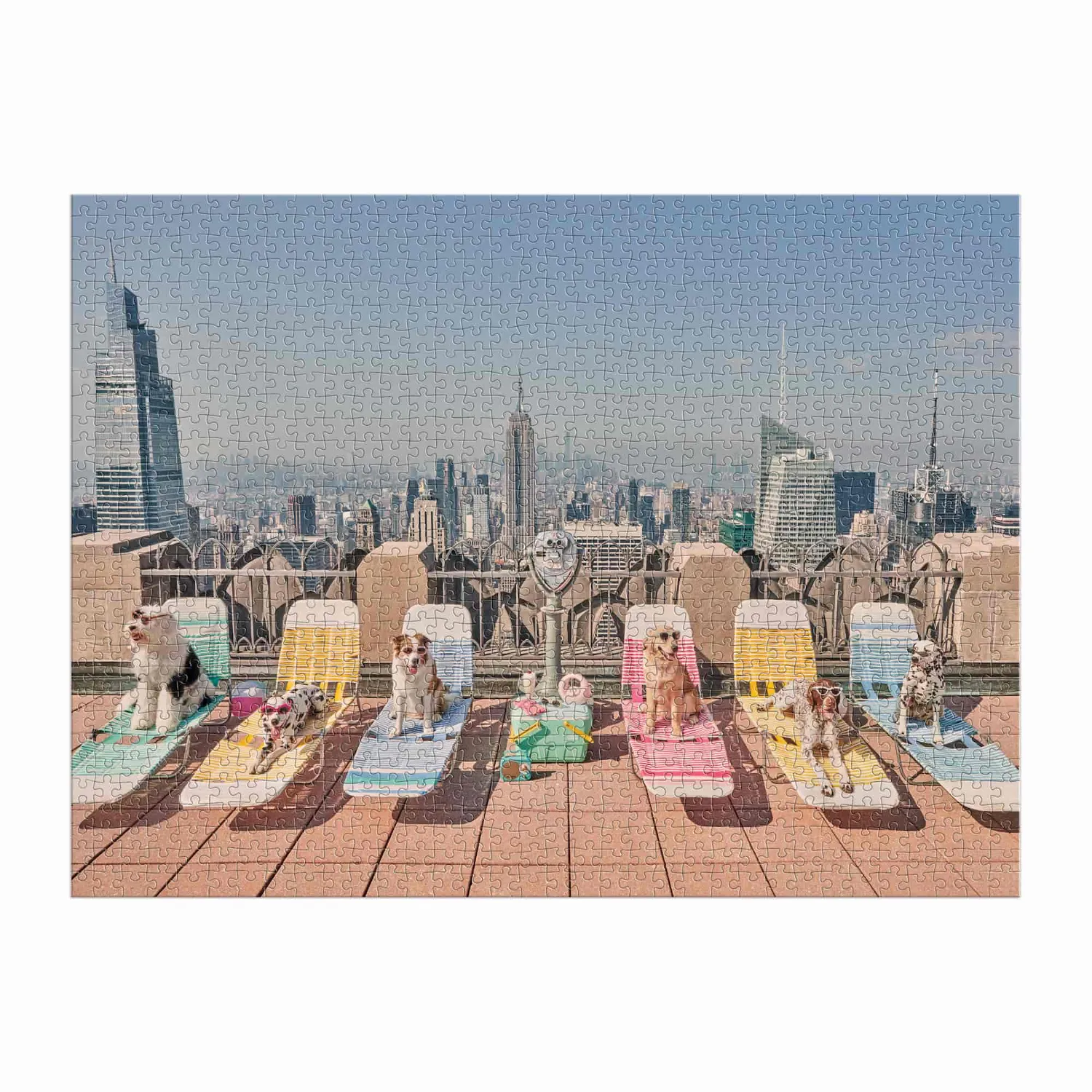 Good Puzzle Co. Dogs New York puslespil 1000 brikker hunde