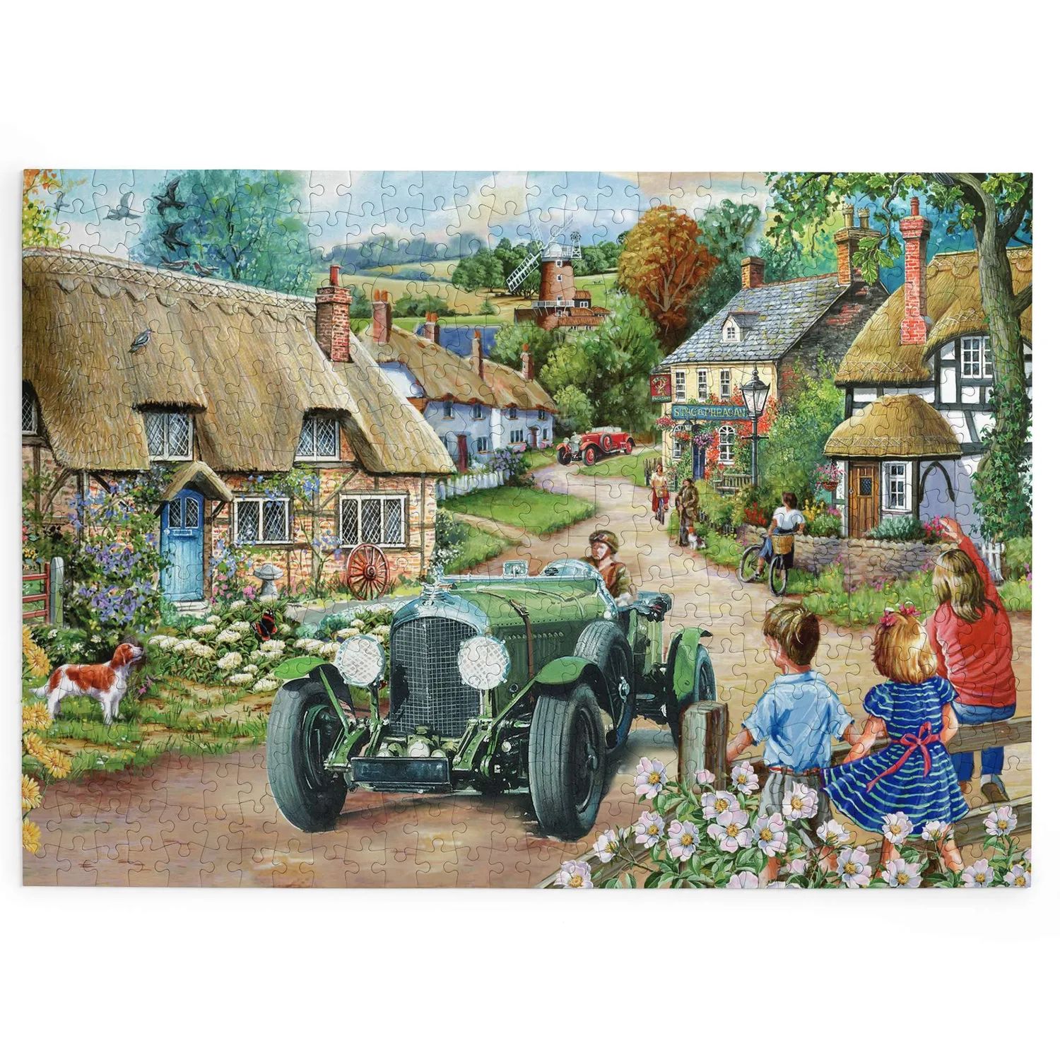 House of Puzzle BIG Vintage Run puslespil 500 store brikker