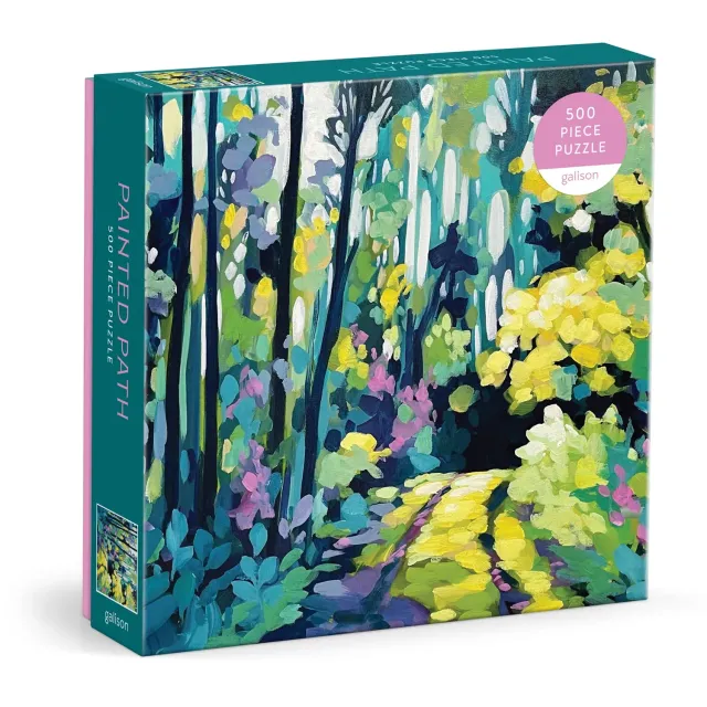 Galison Painted Path puslespil 500 brikker natur