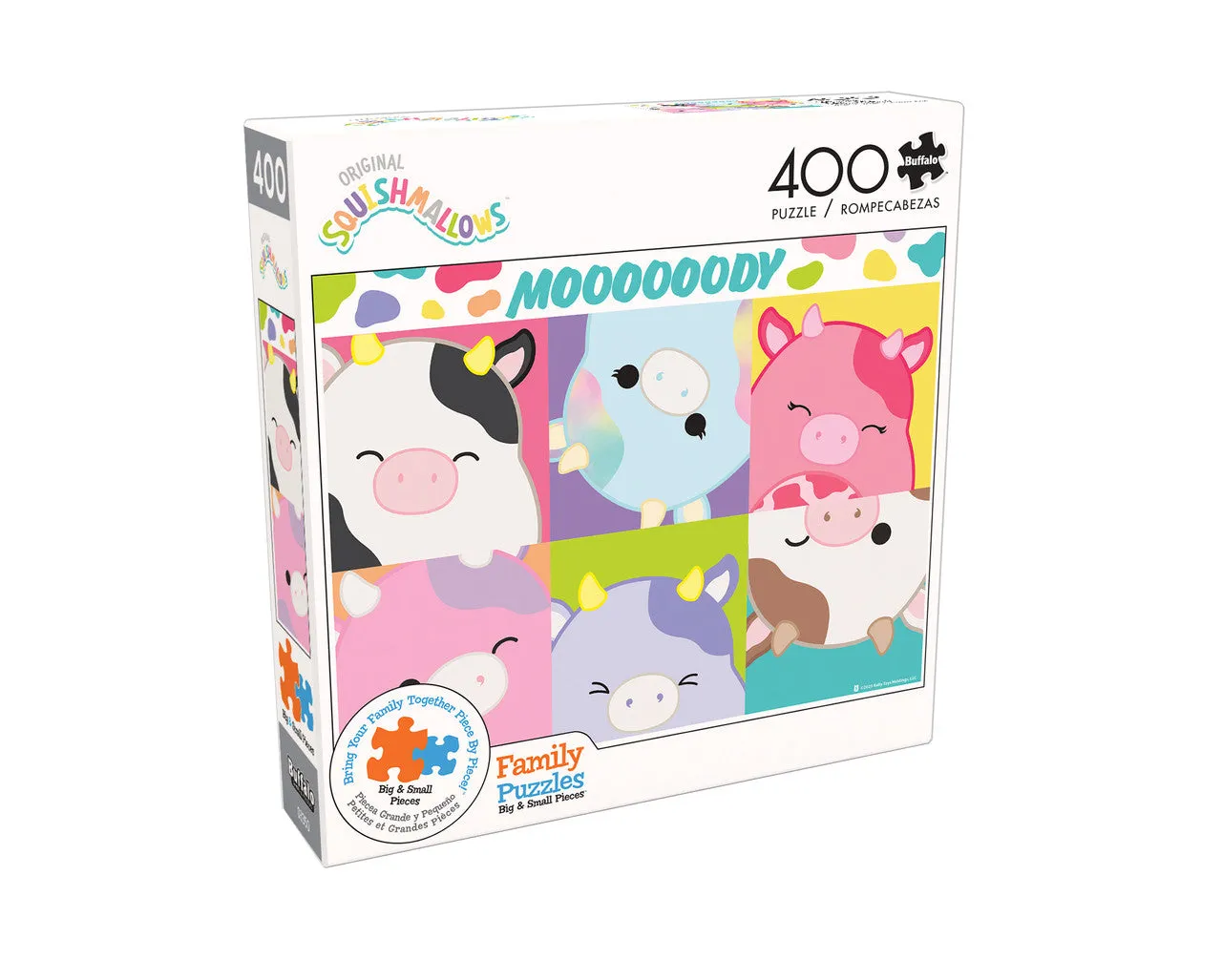 Buffalo Games Moooooody Squishmallows puslespil 400 brikker