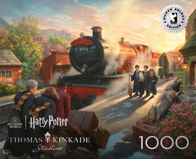 Buffalo Games Silver Select Hogwarts Express puslespil 1000 brikker