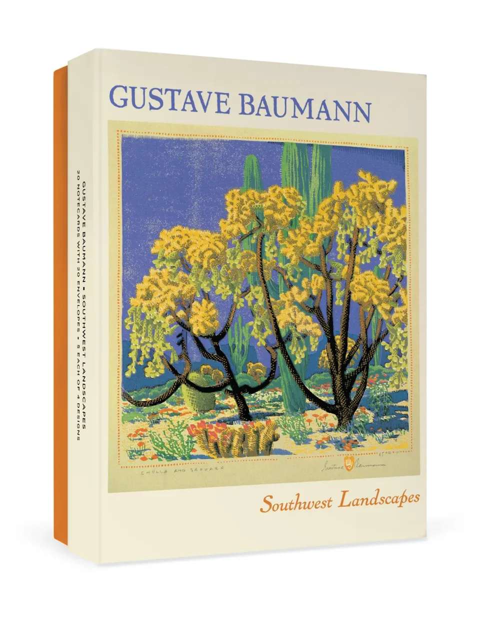 Pomegranate Baumann Southwest Landscapes kortæske 20 brevkort