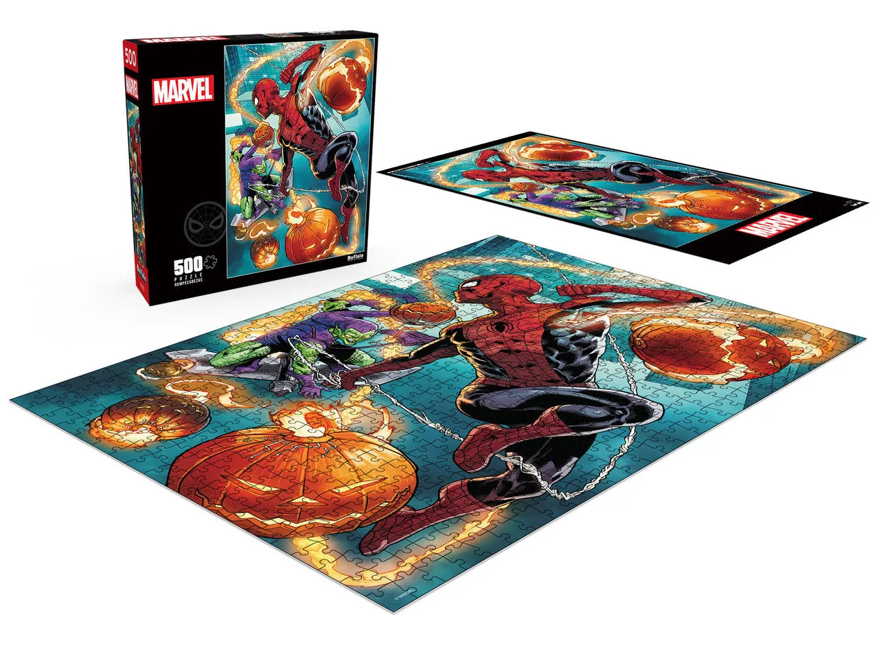 Buffalo Games Marvel Spider-Man vs Green Goblin puslespil 500 brikker