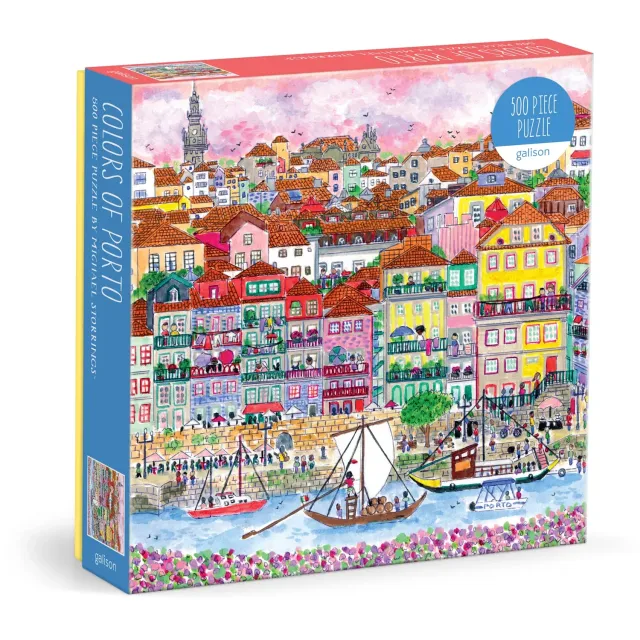 Galison Michael Storrings Colors of Porto puslespil 500 brikker