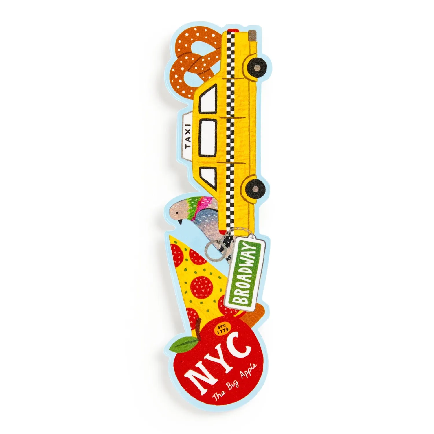 Good Puzzle Co. Big Apple bogmærke papir NYC