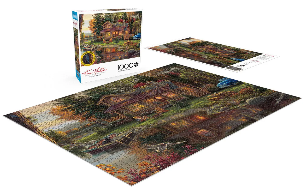 Buffalo Games Peace Like a River puslespil 1000 brikker natur