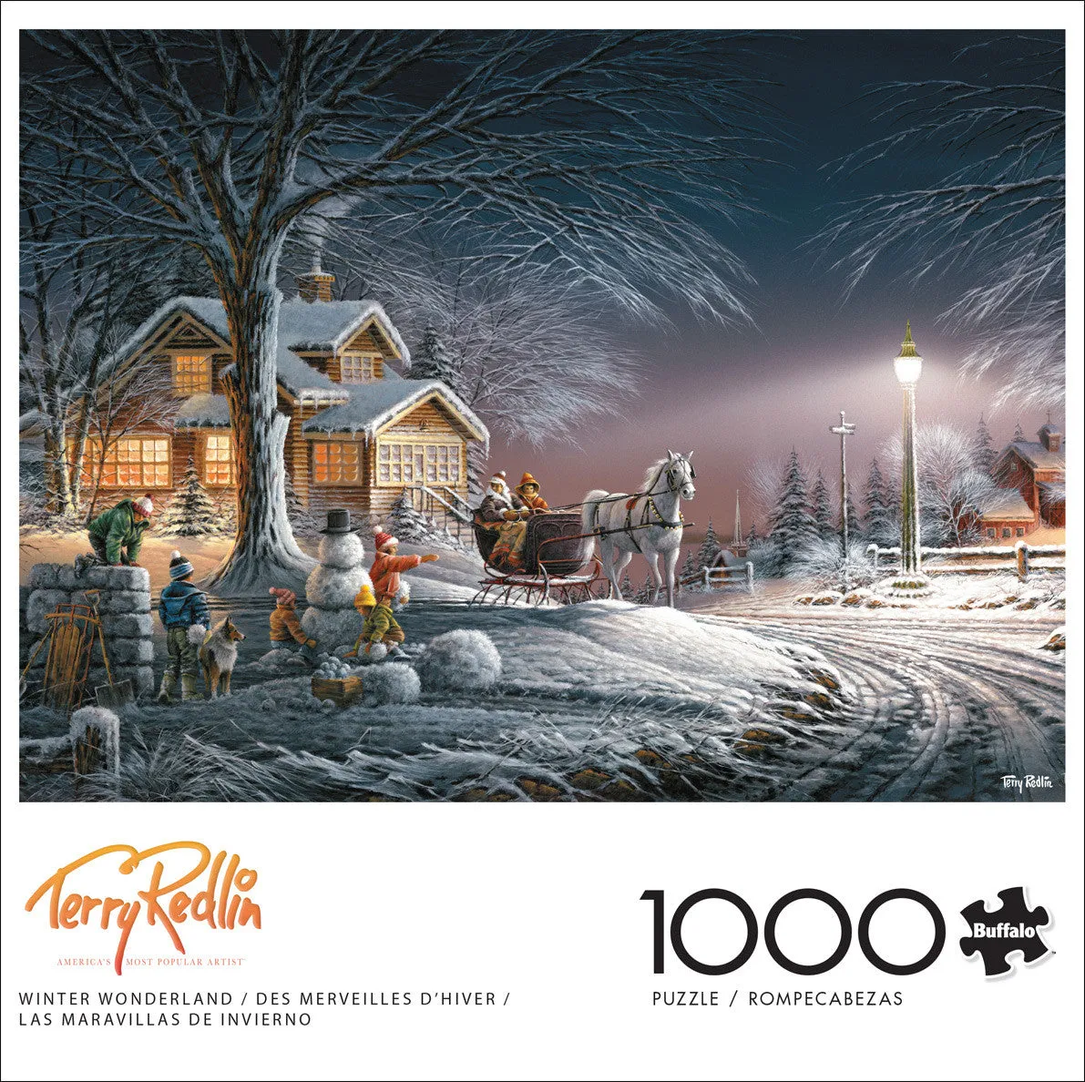 Buffalo Games Winter Wonderland puslespil 1000 brikker vinter