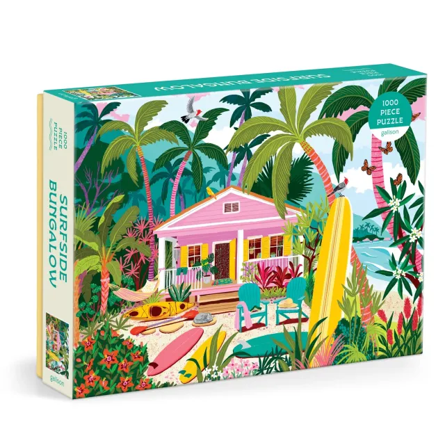 Good Puzzle Co. Julia Cornelius Surfside Bungalow puslespil 1000 brikker strand
