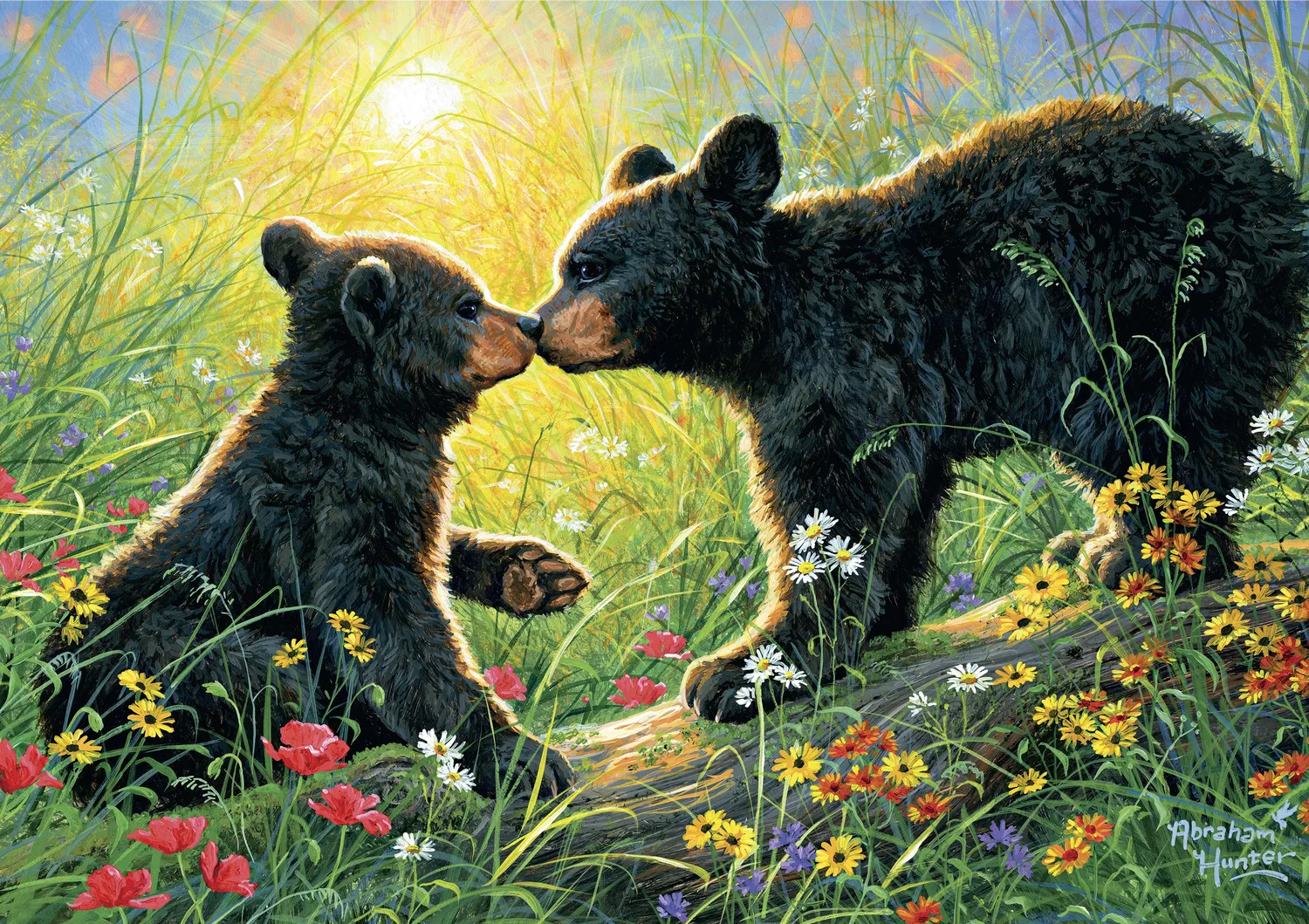 Buffalo Games Abraham Hunter Love Bears puslespil 500