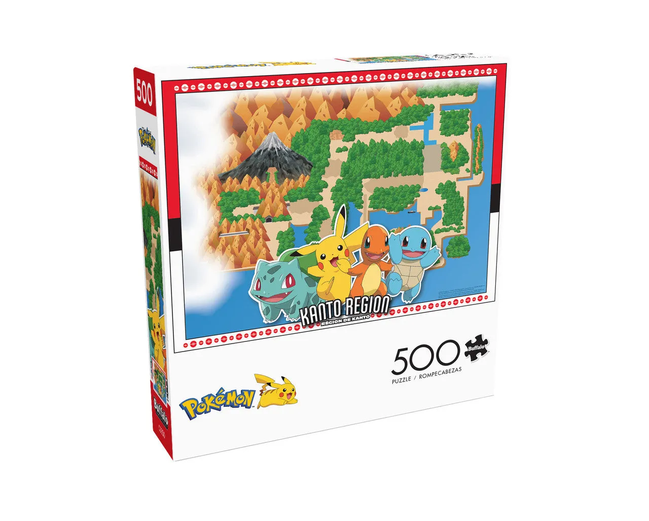 Buffalo Games Pokemon Kanto puslespil 500 brikker kort