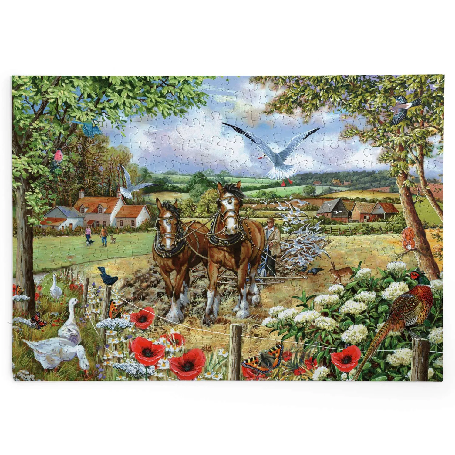 House of Puzzle BIG Bonnie & Clyde puslespil 250 store brikker