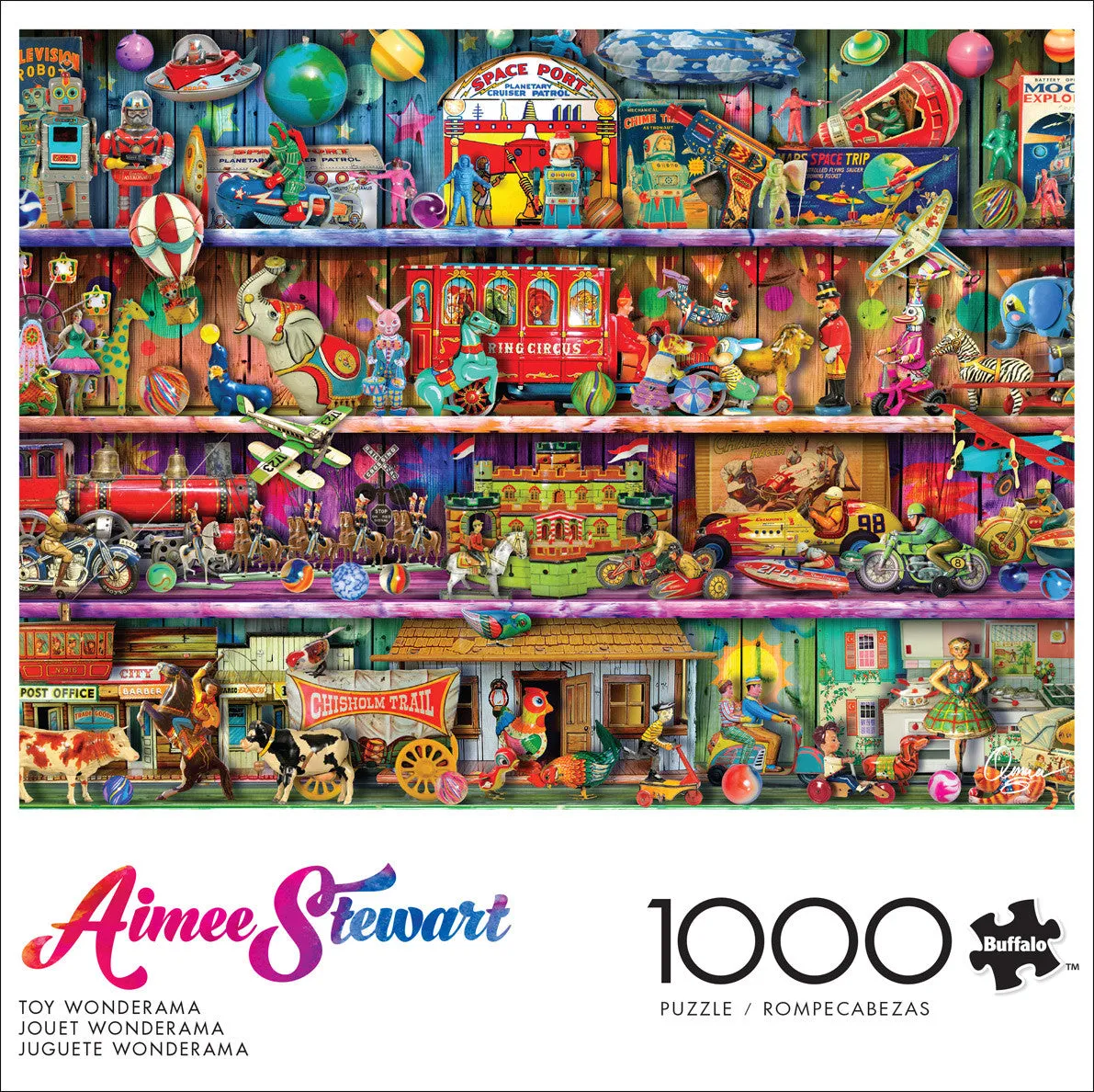 Buffalo Games Aimee Stewart Toy Wonderama puslespil 1000 brikker