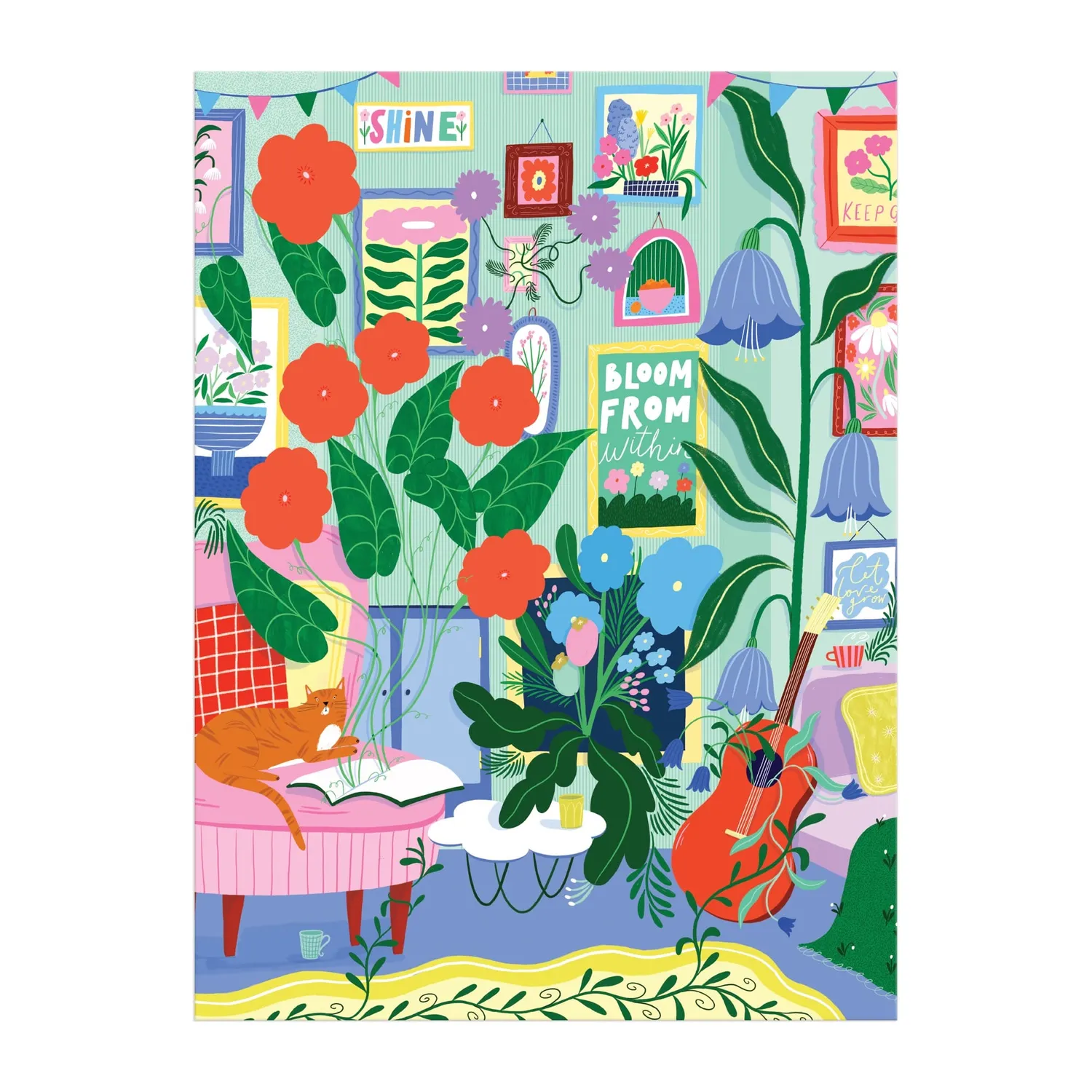 Good Puzzle Co. Room to Bloom puslespil 1000 brikker blomster